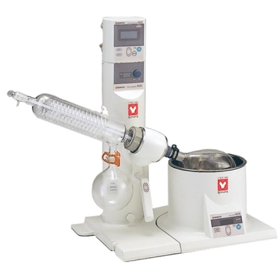 Yamato RE-801-AW Rotary Evaporator with BM-500 Water Bath and Glassware A
