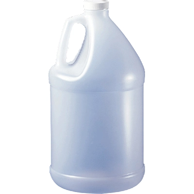 BEL-ART JUG-STYLE 4 LITER (1 GALLON) POLYETHYLENE BOTTLES WITH HANDLE; 38MM CLOSURE (PACK OF 12)