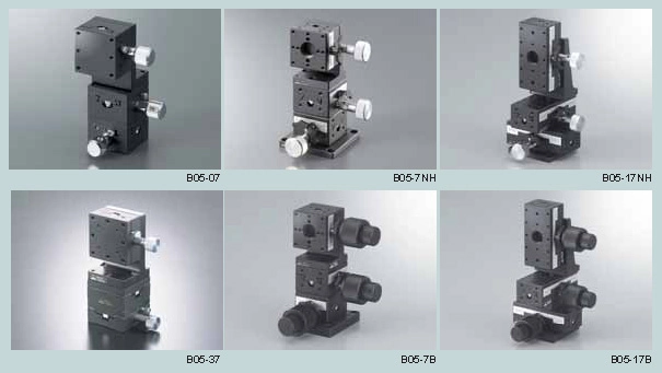 Manual XYZ Multi Axis Dovetail Rack &amp; Pinion Stages