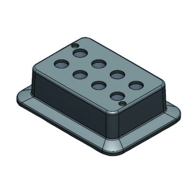 SCILOGEX Block, used for 5mL tubes, 8 holes Model # 18900240