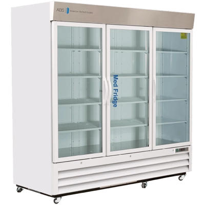 ABS 72 Cu. Ft. Standard Pharmacy Glass Door Refrigerator PH-ABT-HC-S72G
