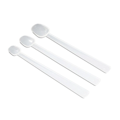 Bel-Art Earth-Friendly Long Handle Sampling Spoon; 1.25mL, PLA Resin (Pack of 10)