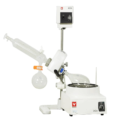 Yamato RE-201 Rotary Evaporator with BM-100 Water Bath and Glassware A (115V)