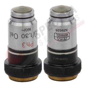 ZEISS PH3 100X 1.30 OIL MICROSCOPE OBJECTIVE