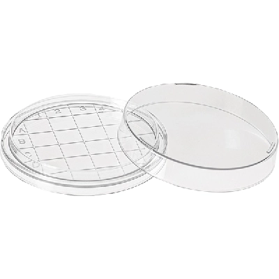 Simport Sterile Convex Contact Plate with Grid 10 mm x 10 mm |D210-17D