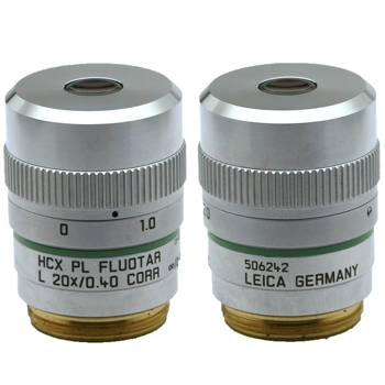 Leica HCX PL FLUOTAR L 20X/0.40na CORR Microscope Objective