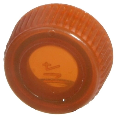 Bio Plas Screw Caps for Microcentrifuge Tubes, Amber (Pack of 1000) 4224