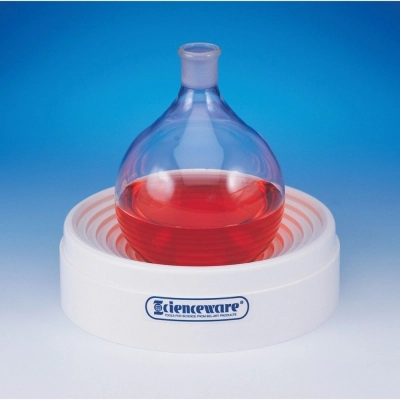 Bel-Art Polypropylene Round-Bottom Flask Support; For Flasks Up To 10 Liters, 6 3/4 Diam X 2 IN H