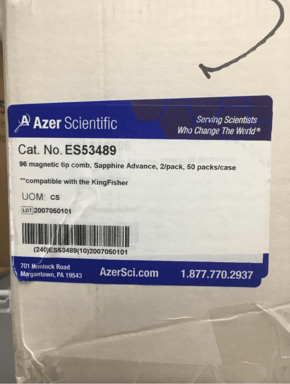 Azer Scientific 96 Tip Comb CS100 Sapphire Advance