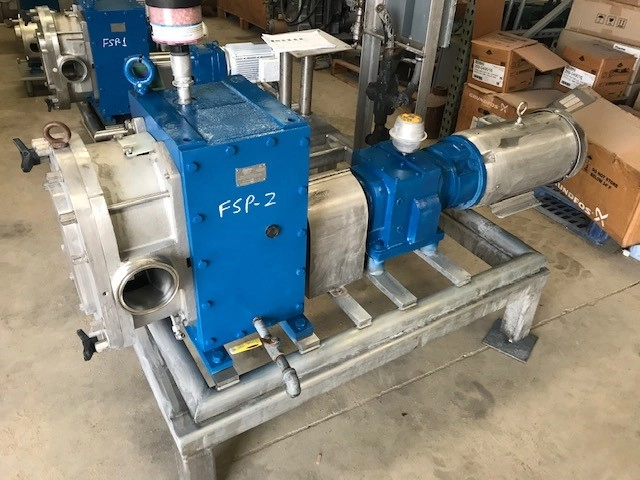 FRISTAM Model FKL250, Heavy Duty 4" Rotary Lobe pump