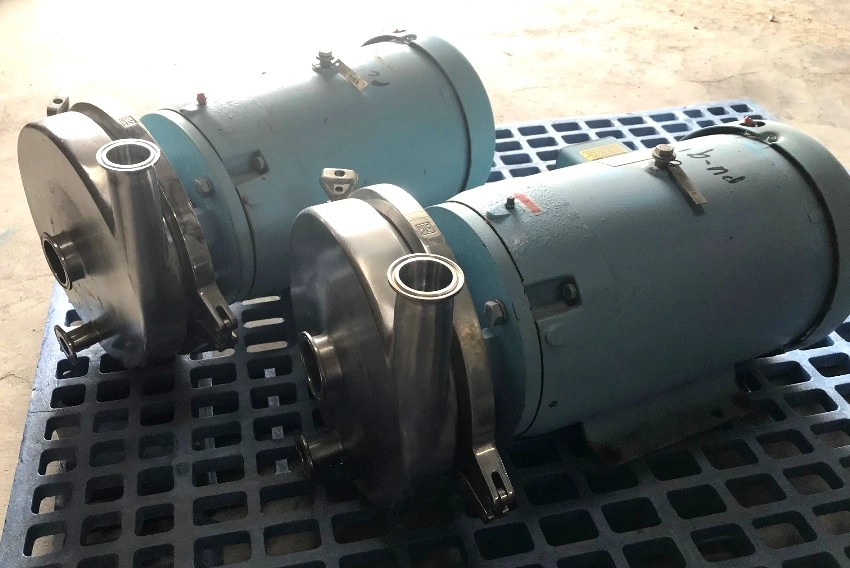 Waukesha model 2085LV sanitary centrifugal pumps