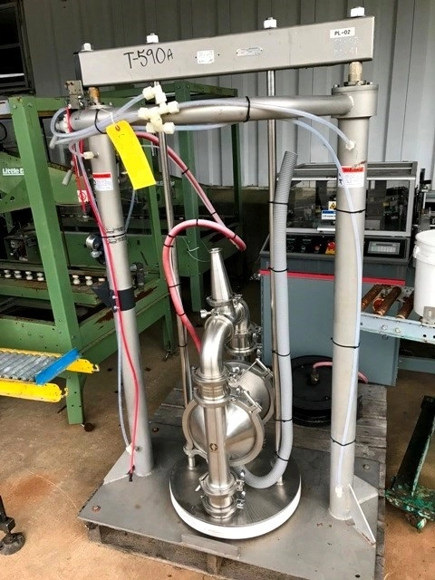 Stainless Steel Air Diaphragm pump with sanitary connections