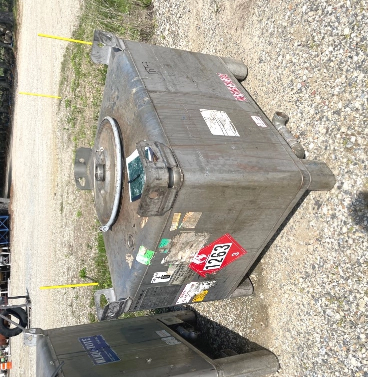 250 Gallon Stainless steel IBC Tank/Tote.