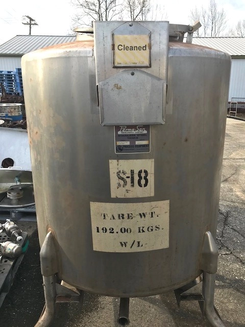 250 Gallon Permasan 316 Stainless Steel Portable tanks