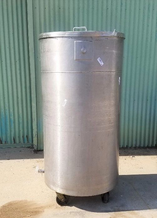 used 200 Gallon Stainless Steel Storage Tank