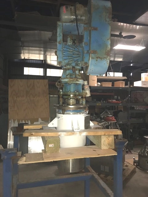 Pfaudler wiped film evaporator system.  Includes 4.2 sqft evaporator