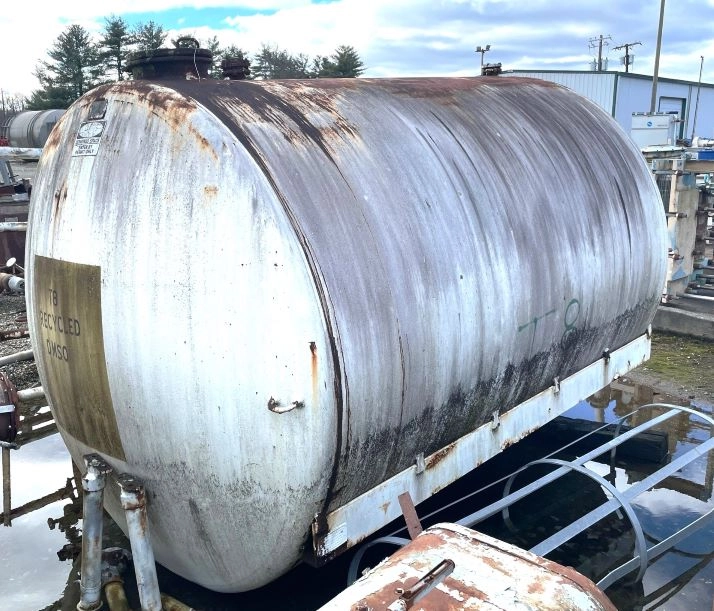 5000 Gallon Glass Lined Carbon Steel Horizontal Tank