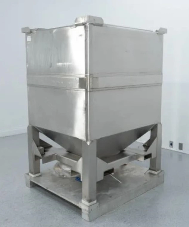 Ace Fabrication 56 cu. ft. Stainless Steel Sanitary Tote tank