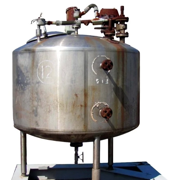 400 gallon, Vertical, Stainless Steel mixing tank