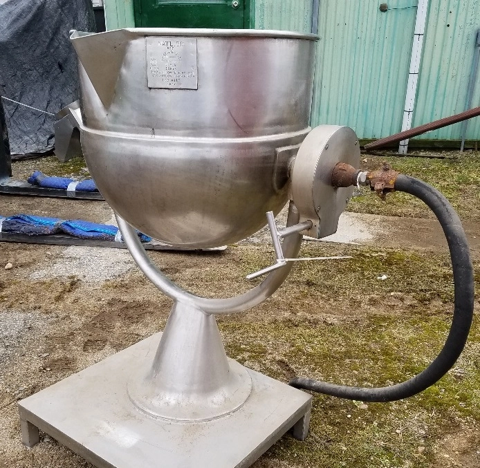 30 gallon stainless steel jacketed GROEN kettle
