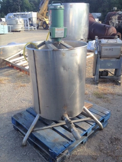95 Gallon Stainless steel mix tank built by Groen.