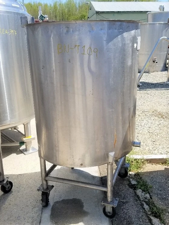 used 110 Gallon Stainless Steel Tank, Portable