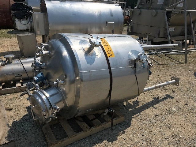 600 Liter (160 Gallon) Stainless Steel Jacketed Vacuum Vessel