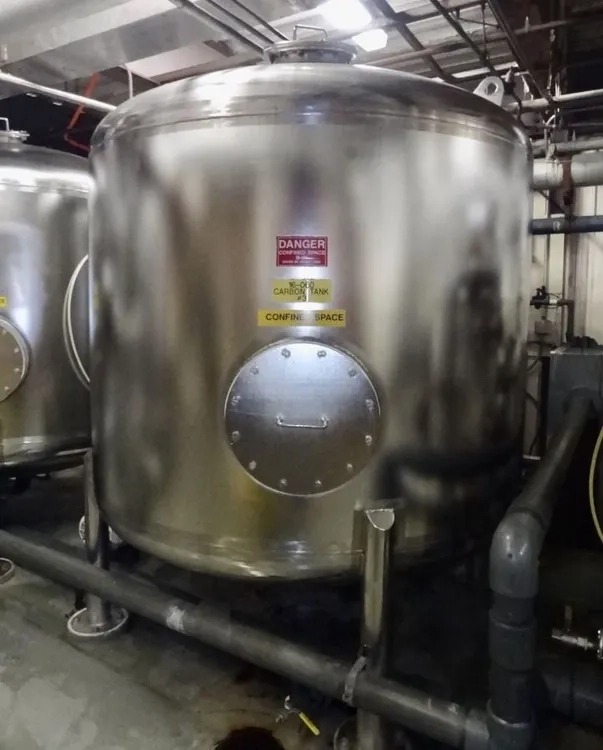 2000 Gallon 316 Stainless Steel Carbon Tower Pressure Vessel