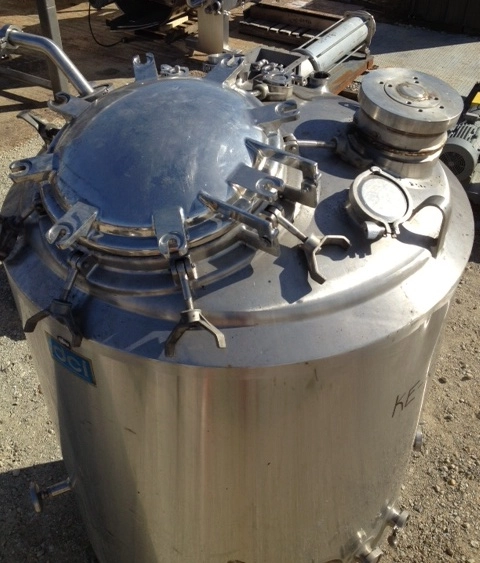 300 gallon Stainless steel jacketed reactor vessel