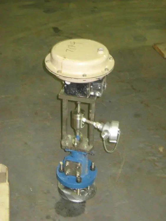 Used 3" Glass lined Profibus Positioner