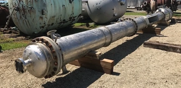 Unused Stainless Steel Distillation Column with Condenser