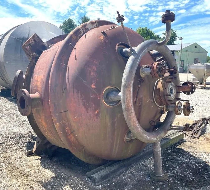 1500 Gallon Stainless Steel Reactor. Esterification/Polymerization Reactors