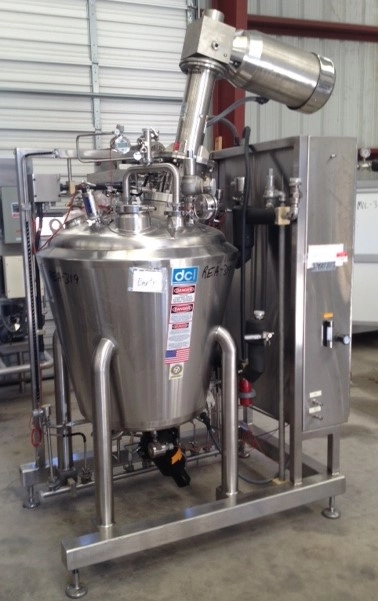 100 Gallon (370 L) Sanitary reactor. 316L Stainless Steel