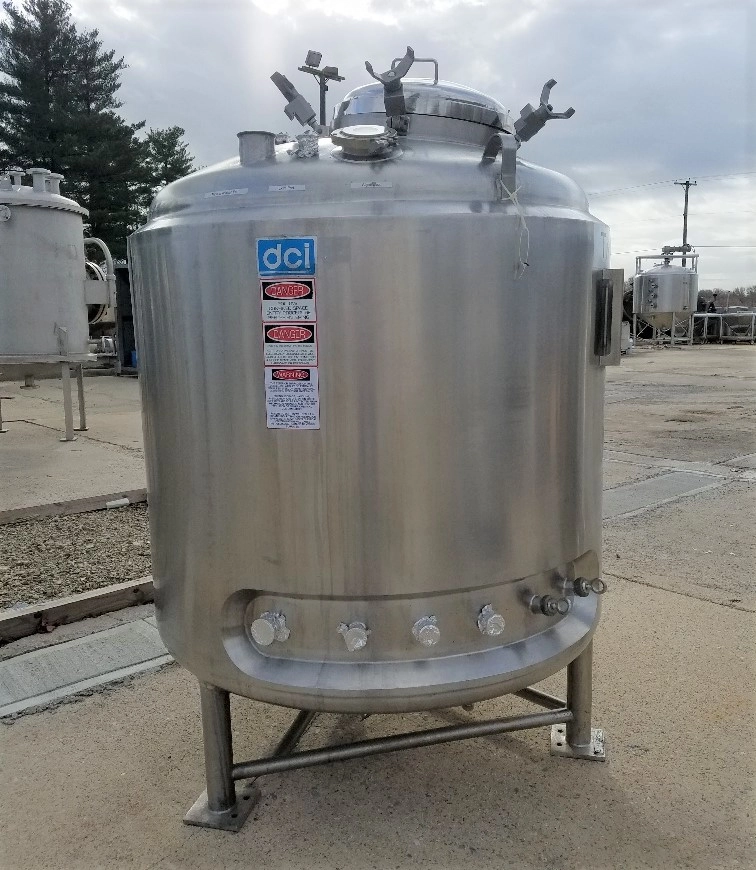 1300 Liter (340 Gallon) Sanitary Stainless Steel Jacketed Reactor