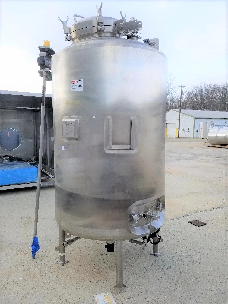 1400L (370 Gallon) Sanitary Jacketed Reactor Vessel