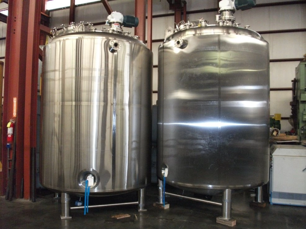 2600 Gallon (10,000 liter) Precision Stainless Sanitary Pharmaceutical Reactor