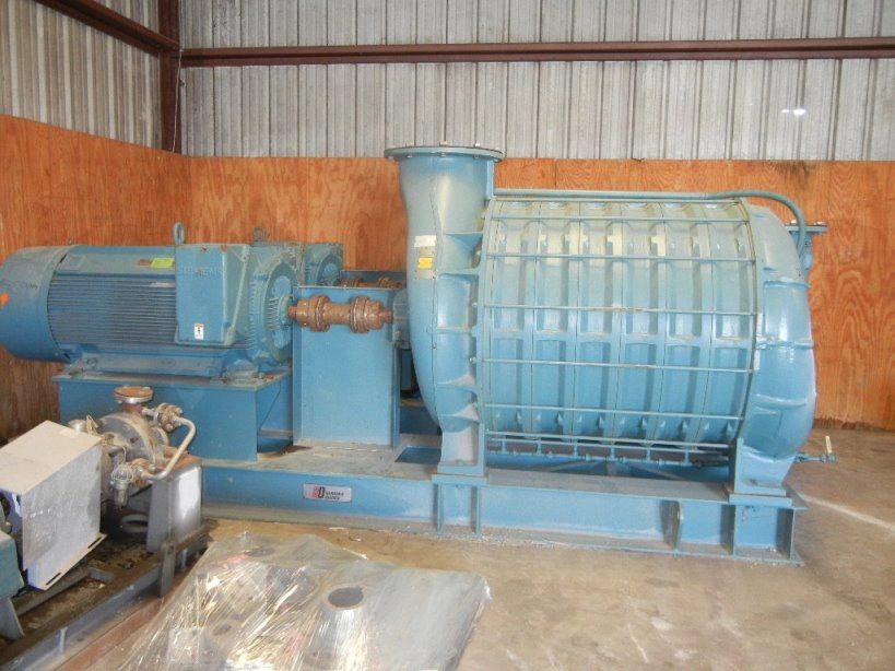 700 HP Gardner Denver/Lamson model 1877-AD01 Multistage Centrifugal Blowers