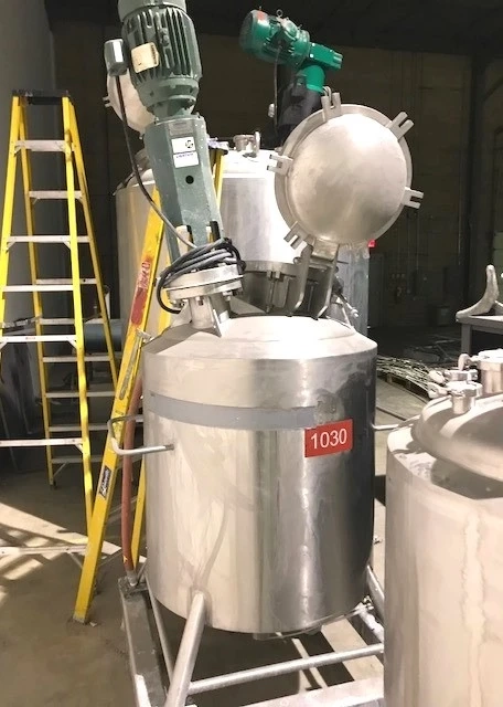 100 Gallon (380L) Stainless Steel Cherry Burrell Reactor