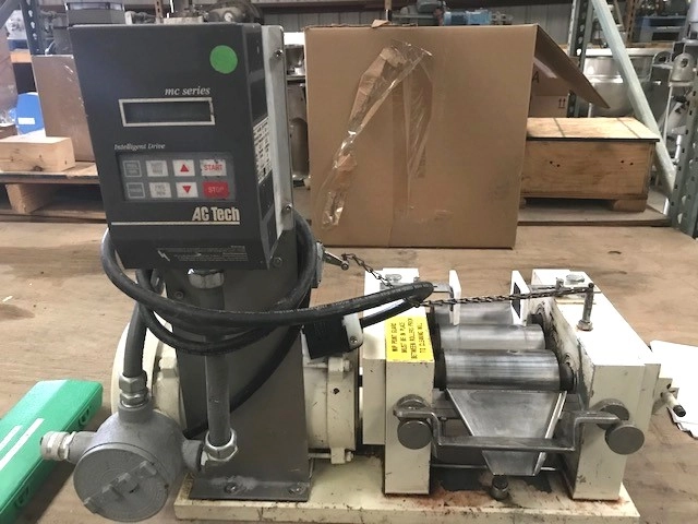 used Ross 3 Roll Mill, Bench top Model 2.5x5 TRM