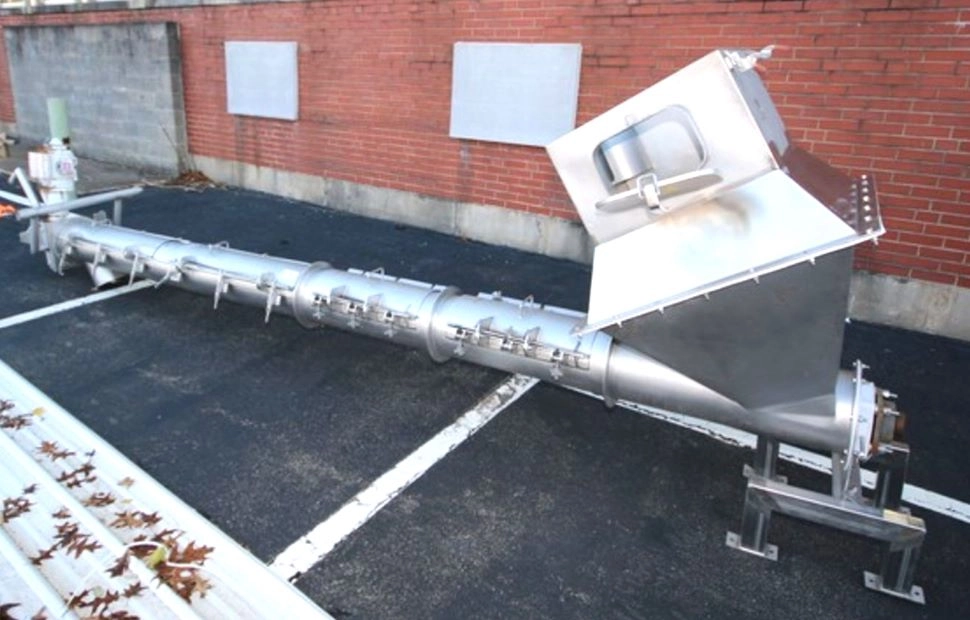 Stainless Steel Sanitary Inclined Screw Conveyor