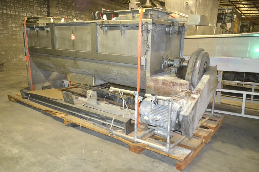 120 Cu.Ft. S. HOWES Stainless Steel Ribbon Blender from food plant