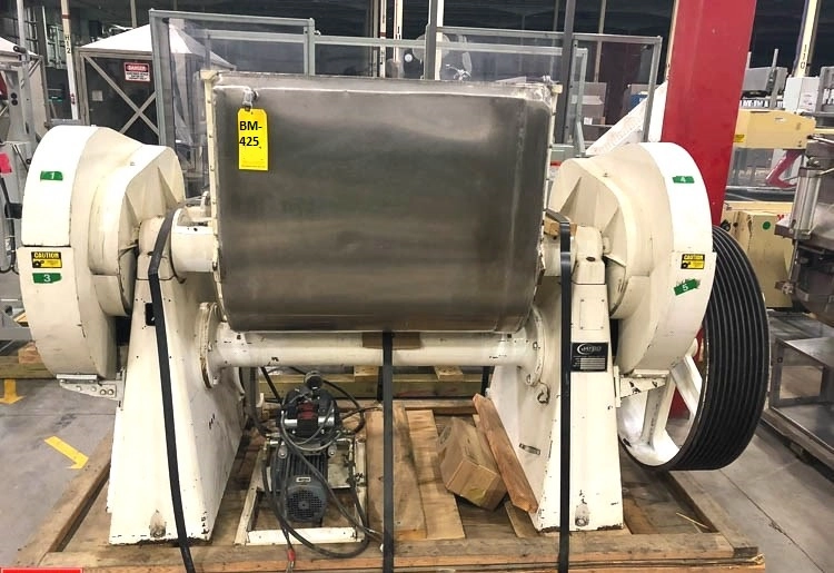 used Jaygo Jacketed Double Arm/Sigma Blade Mixer/Blender, Model M57. 350 liters (92 Gallon)