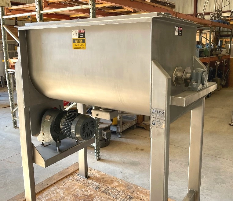 10 Cu.Ft. Stainless Steel Sanitary Ribbon blender built by American Food Equipment Co. (AFECO)