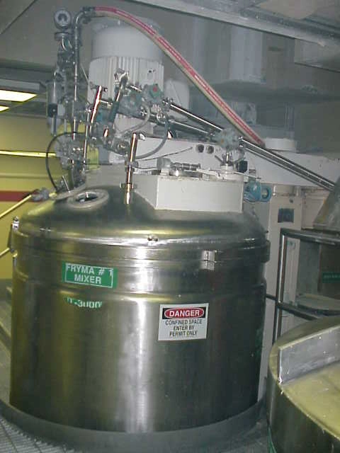 2400 liter Fryma VME-2400 Vacuum Processing Vessel, Sanitary