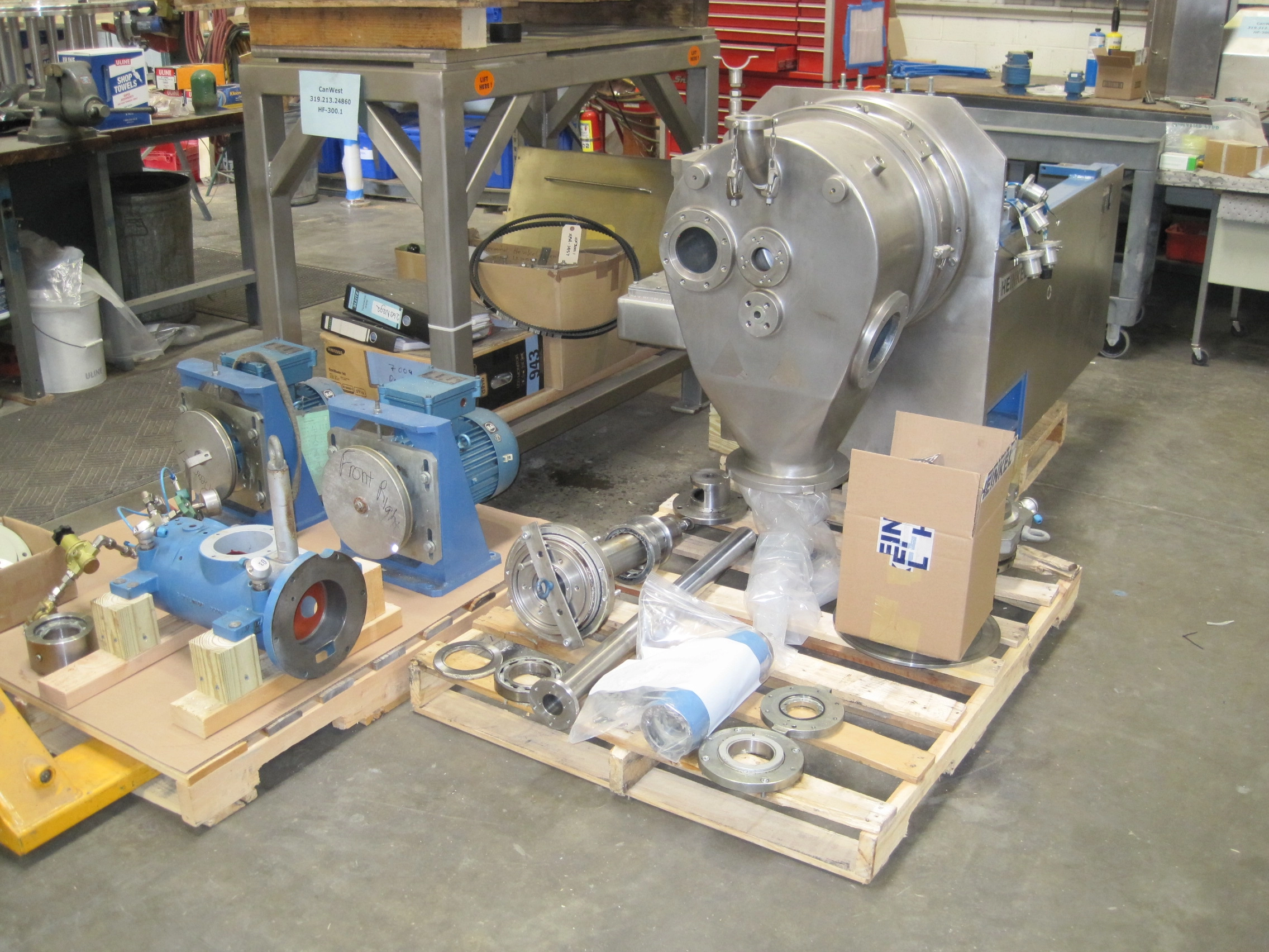 Heinkel Inverting Filter Centrifuge model HF-300.1