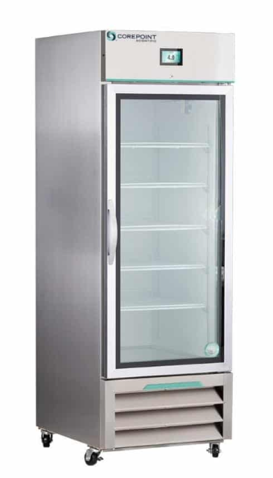 23 cu. ft. Corepoint Scientific™ General Purpose Glass Door Stainless Steel Refrigerator