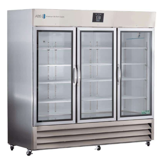 72 cu. ft. Premier Stainless Steel Laboratory Refrigerator, Glass Door