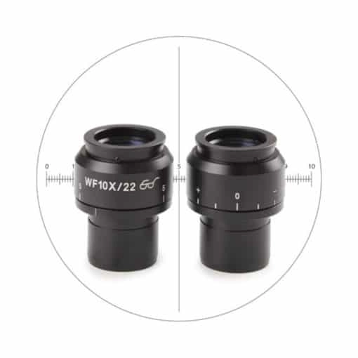 Euromex HWF 10x/22 mm eyepiece only with 10/100 micrometer and cross hair for NexiusZoom EVO