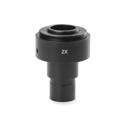 Euromex Universal SLR adapter with built-in 2x lens for standard 23.2 mm tube. Needs T2 adapter