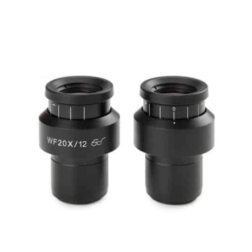 Euromex HWF 20x/12 mm eyepieces with 10/100 micrometer and cross hair for NexiusZoom